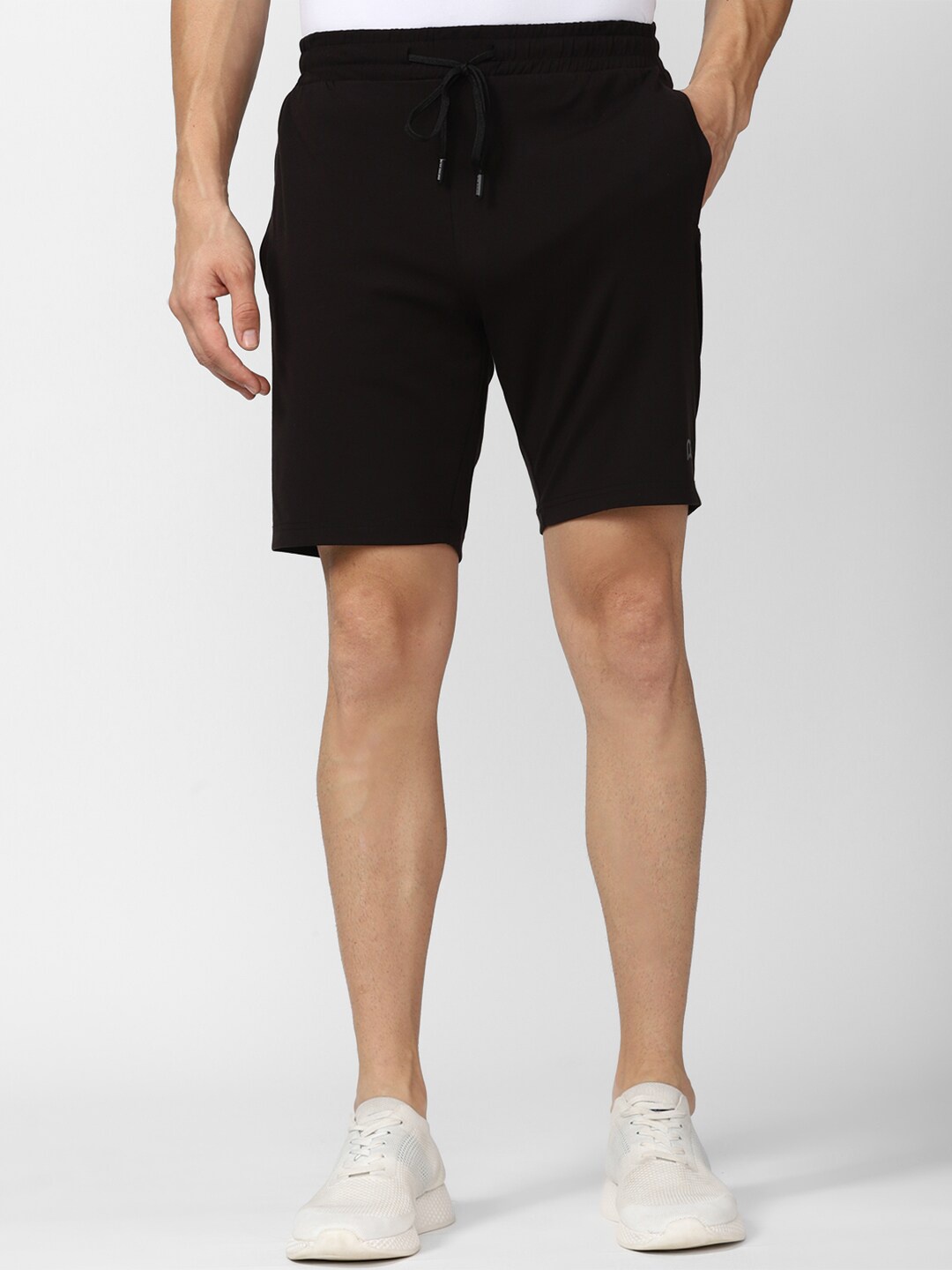 

Peter England Casuals Men Black Regular Shorts