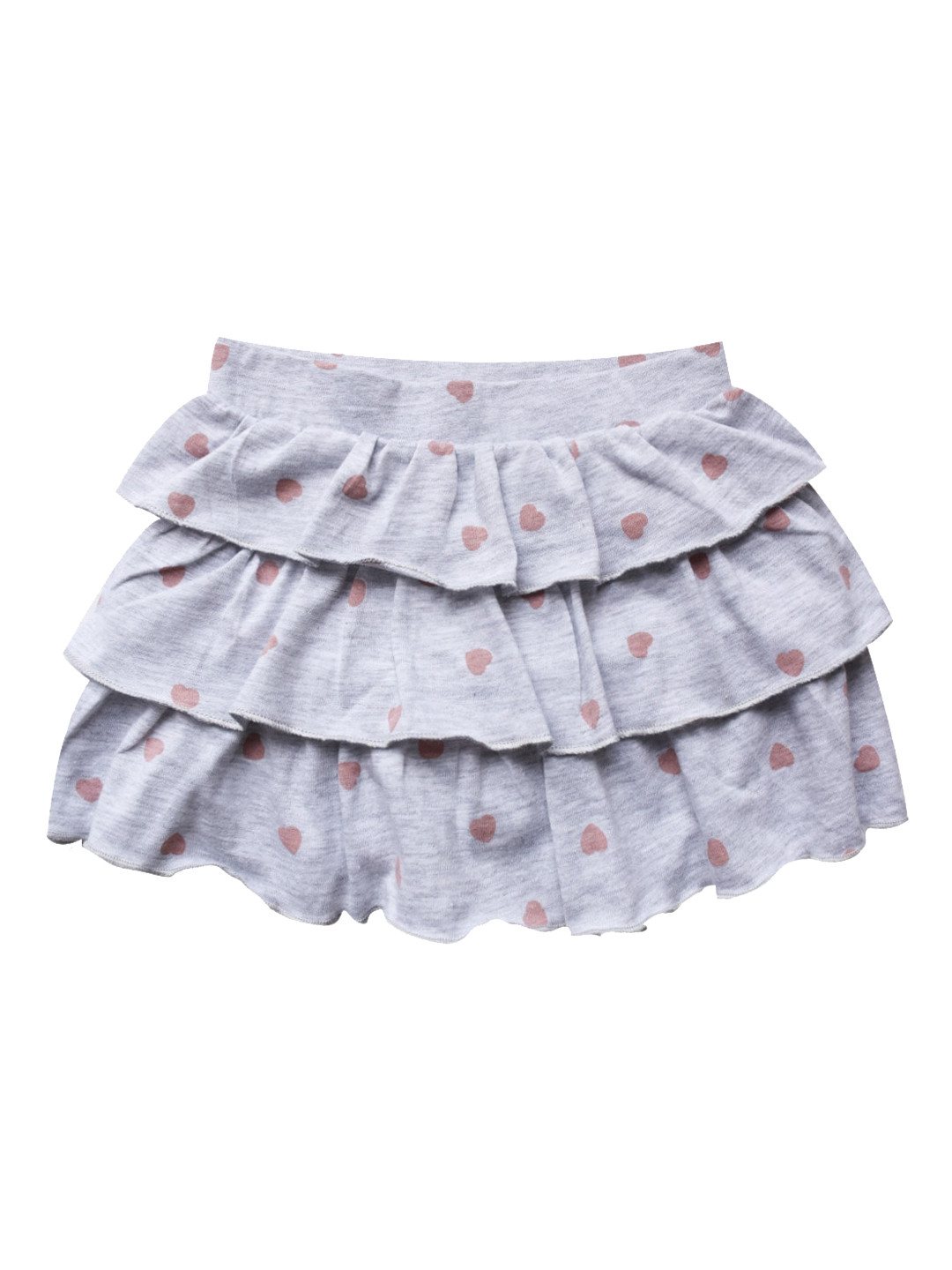 

milou Infant Grey Self-Design Flared Mini Skirts