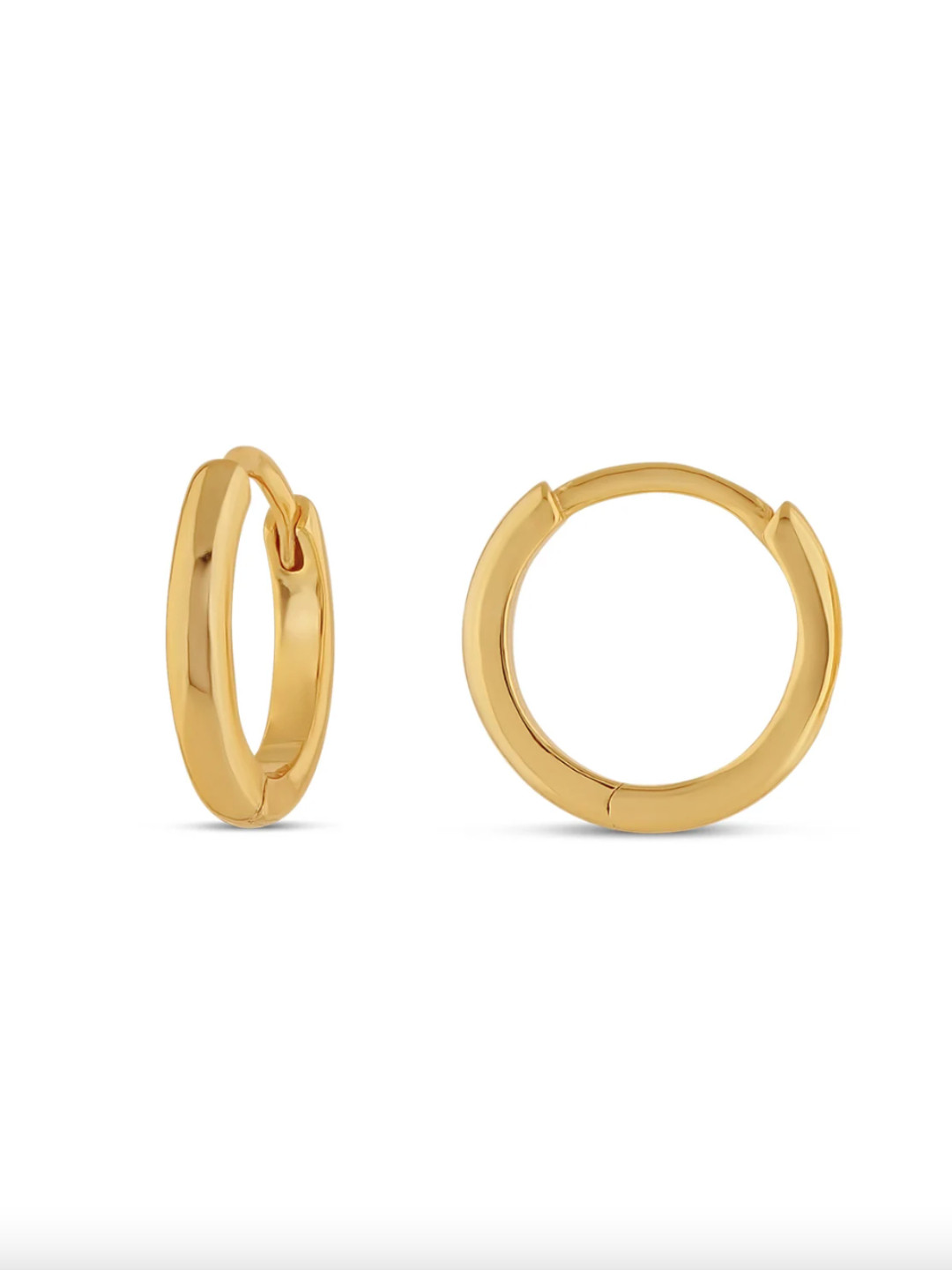

Mueras Gold Plated Classic Hoop Earrings