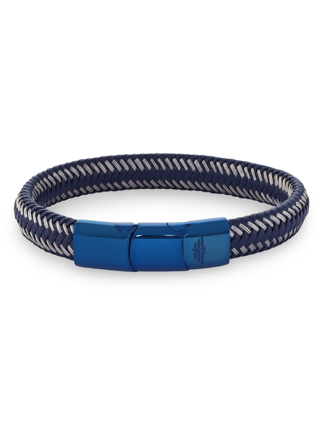 

Police Men Blue & Grey Bangle-Style Bracelet