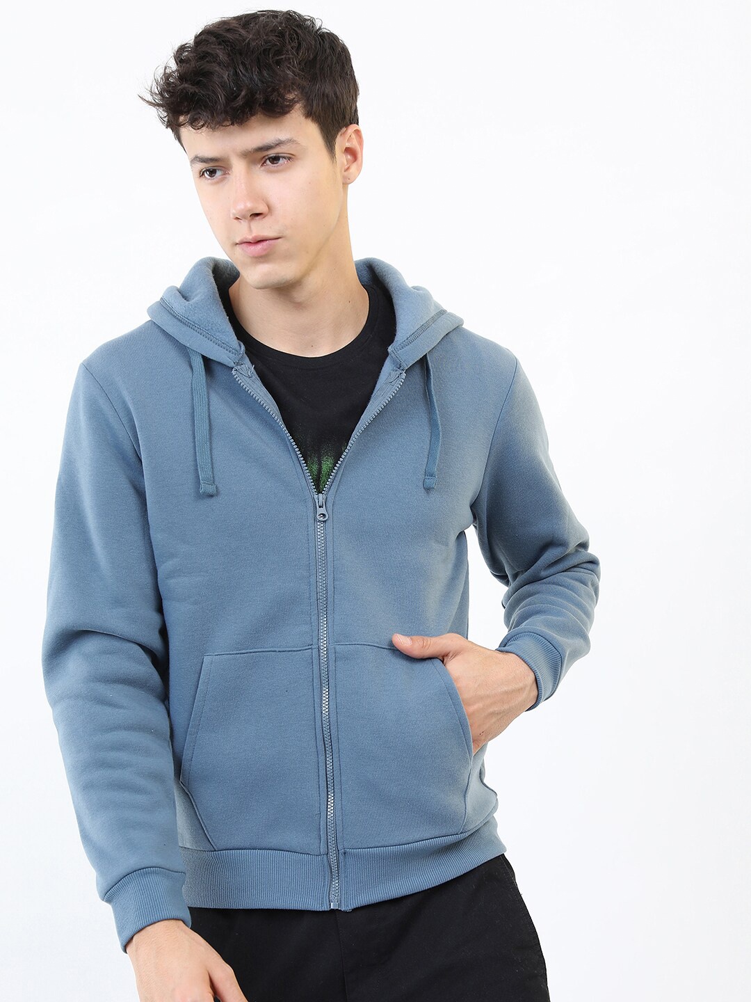 

KETCH Men Blue Hooded Sweatshirt