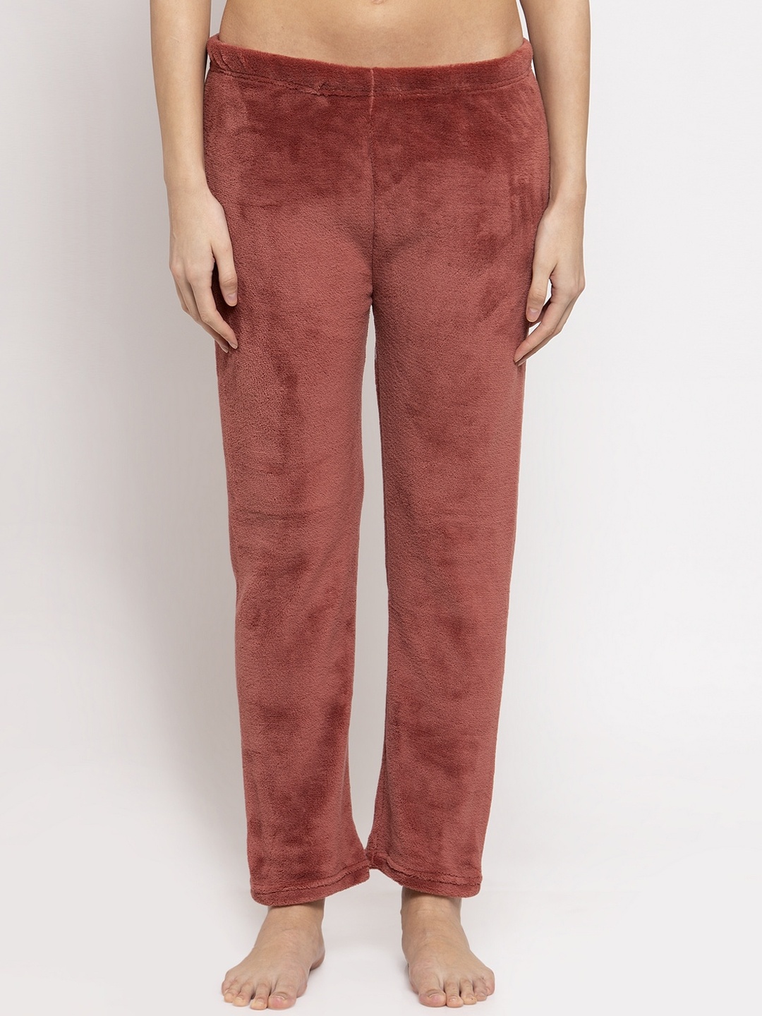 

NEUDIS Women Brown Solid Lounge Pant
