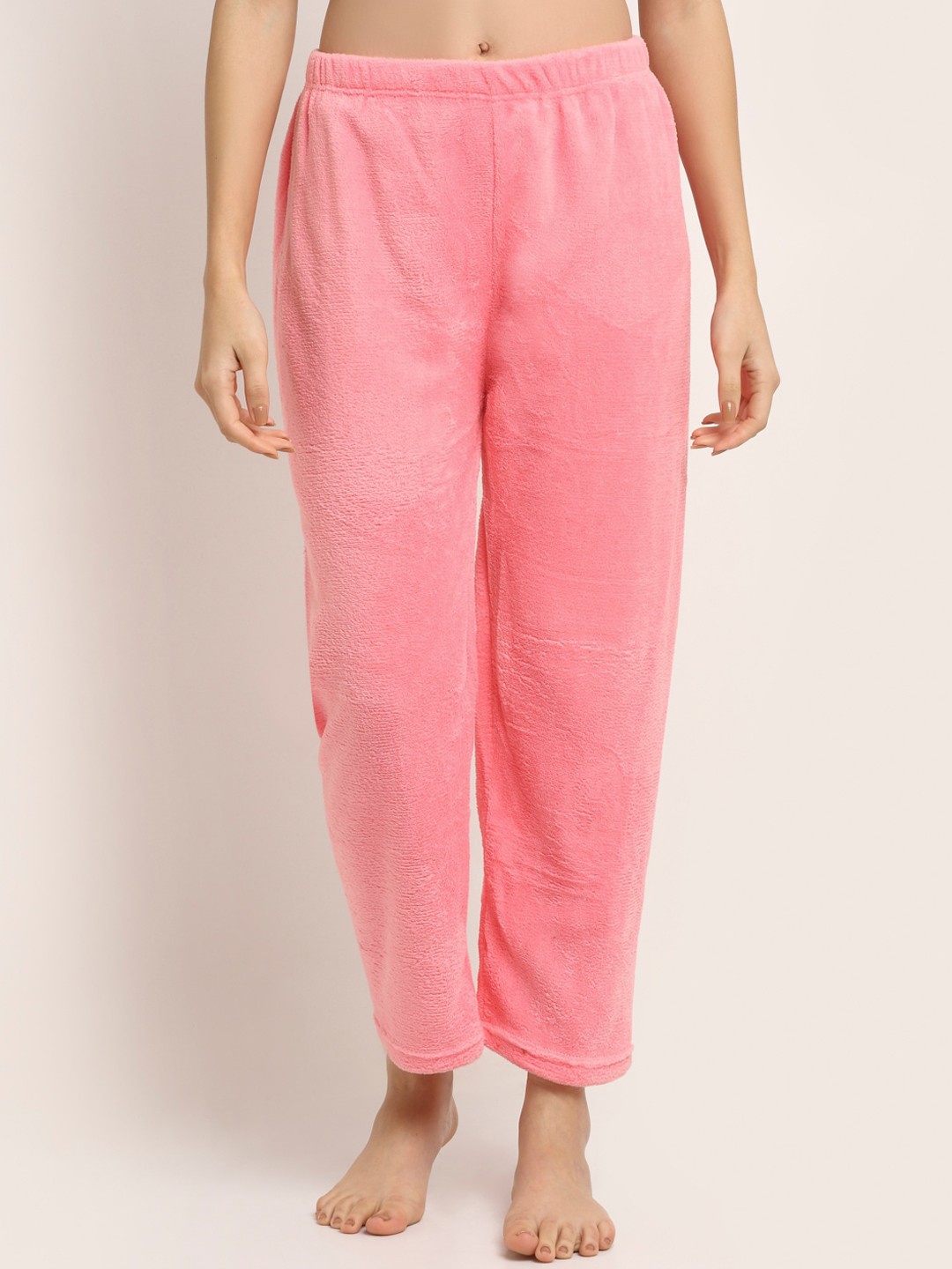 

NEUDIS Women Pink Solid Lounge Pants