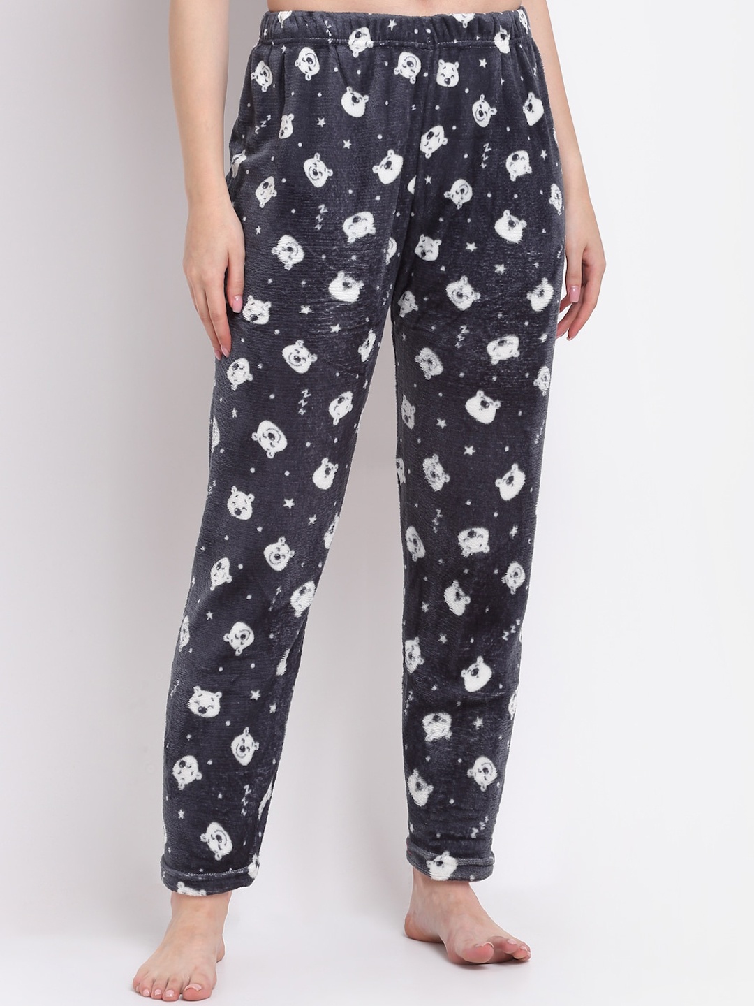 

NEUDIS Women Grey Printed Lounge Pants