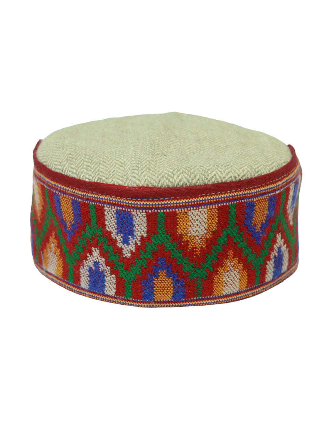 

Vastraa Fusion Unisex Purple & Blue Embroidered Beanie