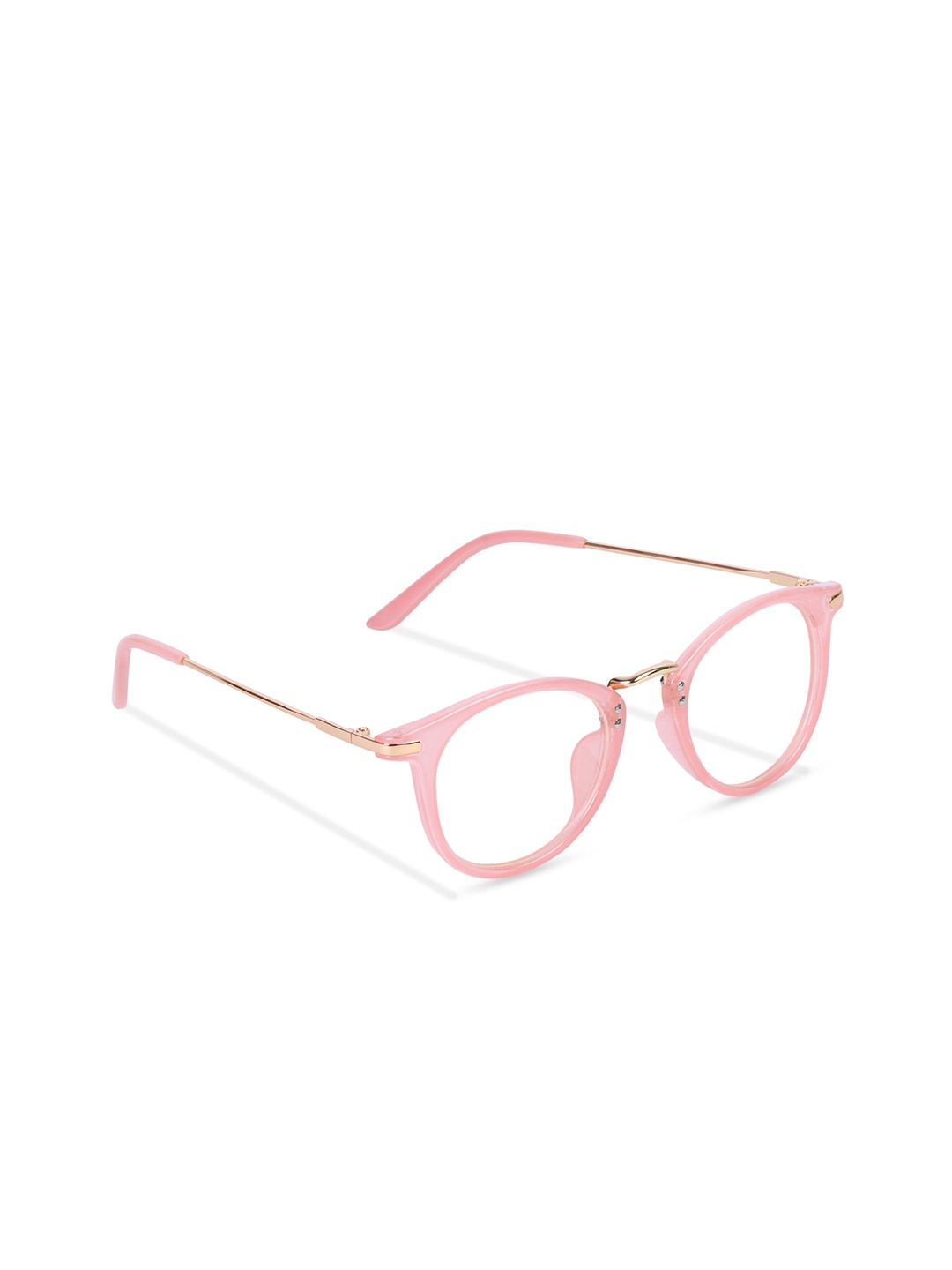 

Freddy Unisex Pink & Gold-Toned Full Rim Round Frames