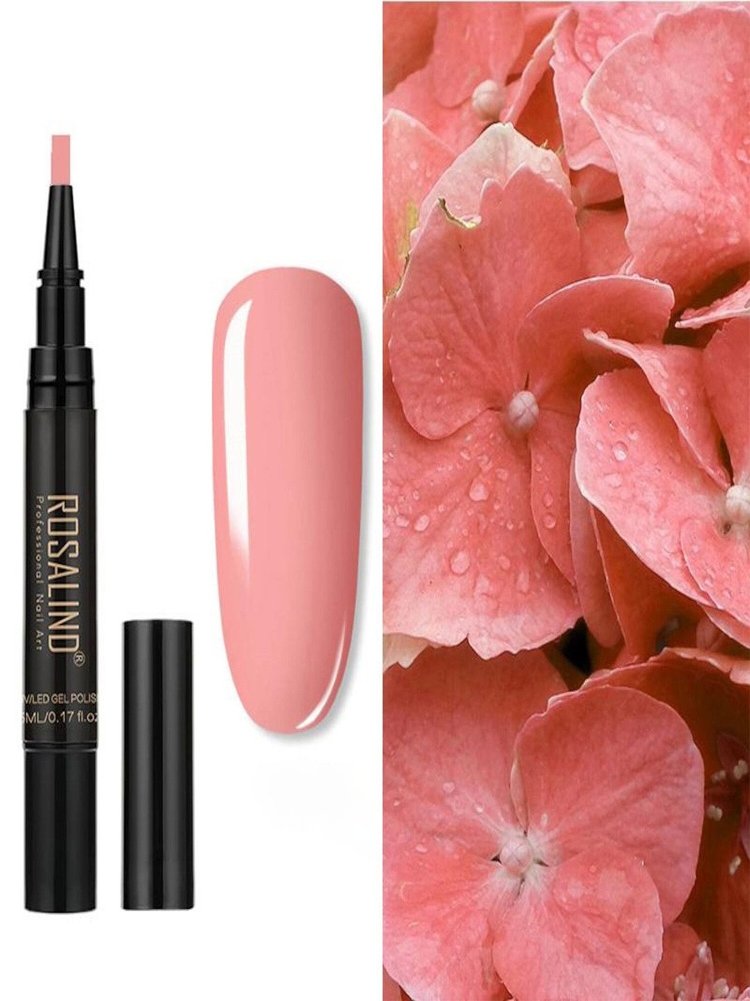 

ROSALIND UV LED Light to Cure Gel Pen Nail Polish 5 ml - Shade 31, Pink