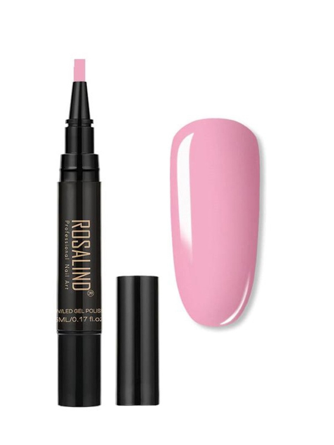 

ROSALIND UV LED Light to Cure Gel Pen Nail Polish 5 ml - Shade 39, Pink