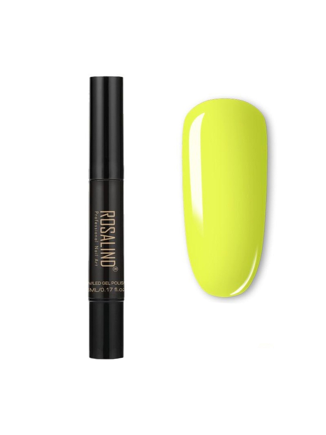 

ROSALIND UV LED Light to Cure Gel Pen Nail Polish 5 ml - Shade 606, Yellow