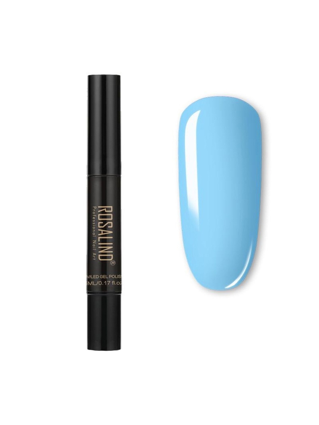 

ROSALIND UV LED Light to Cure Gel Pen Nail Polish 5 ml - Shade 607, Multi