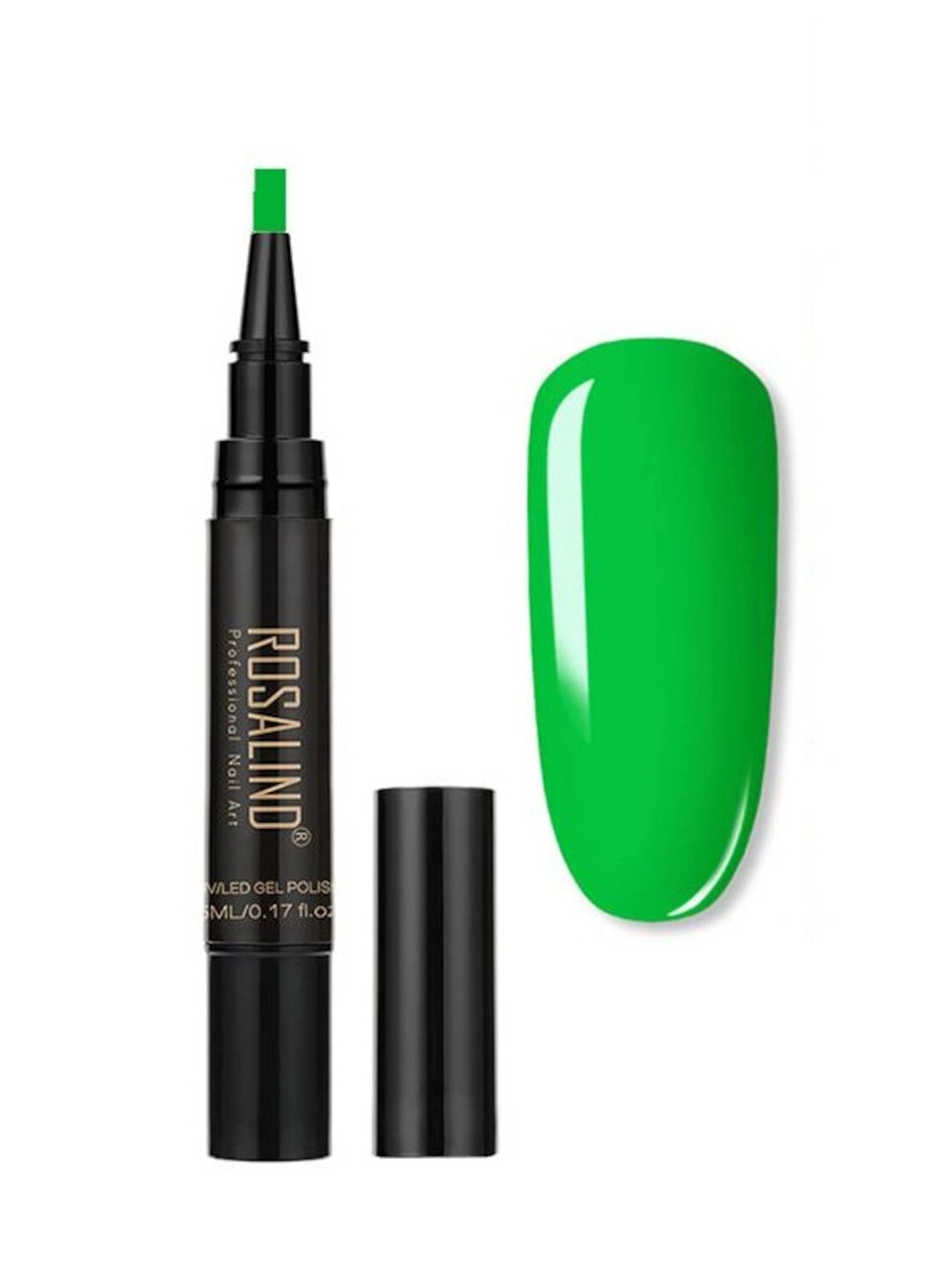 

ROSALIND UV LED Light to Cure Gel Pen Nail Polish 5 ml - Shade 09, Green