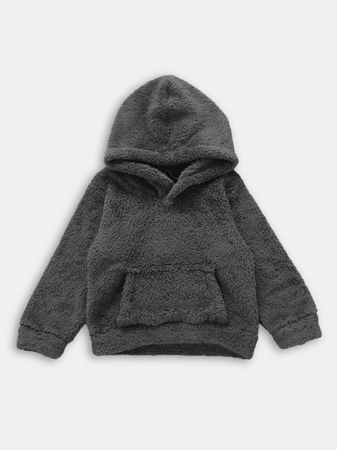 

Hopscotch Girls Charcoal Hooded Sweatshirt