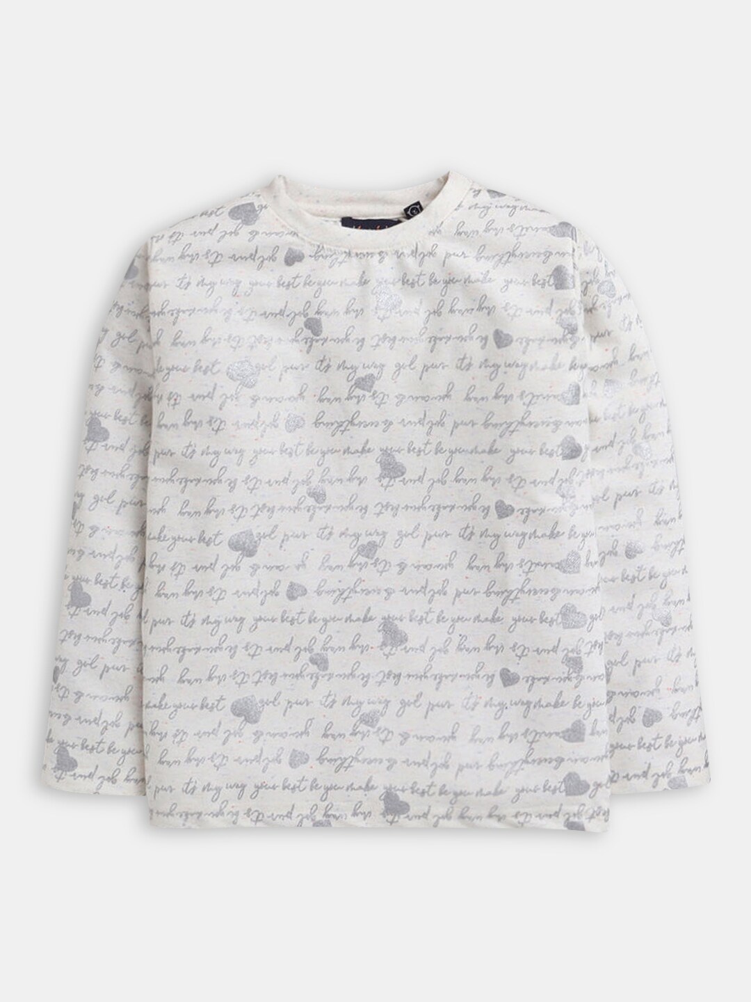 

Hopscotch Boys Off White Cotton Typography Printed T-shirt