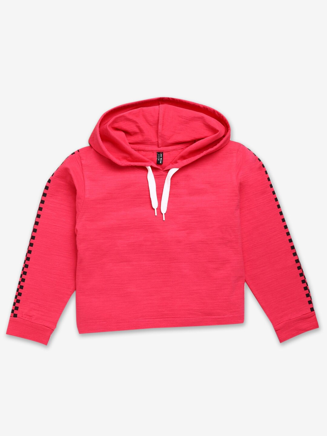

Hopscotch Girls Fuchsia Hooded Cotton Sweatshirt