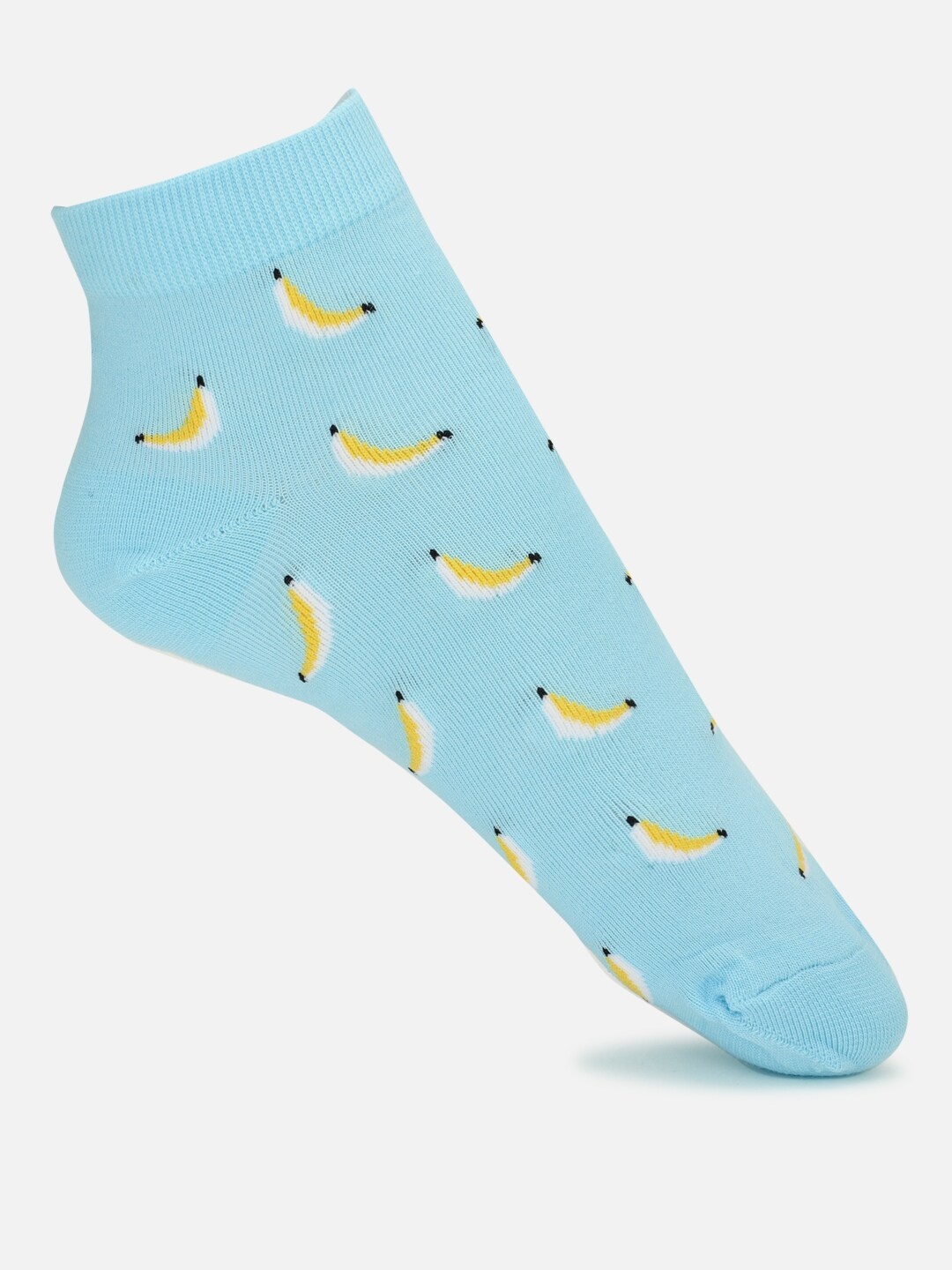 

FOREVER 21 Women Blue Printed Ankle-Length Socks