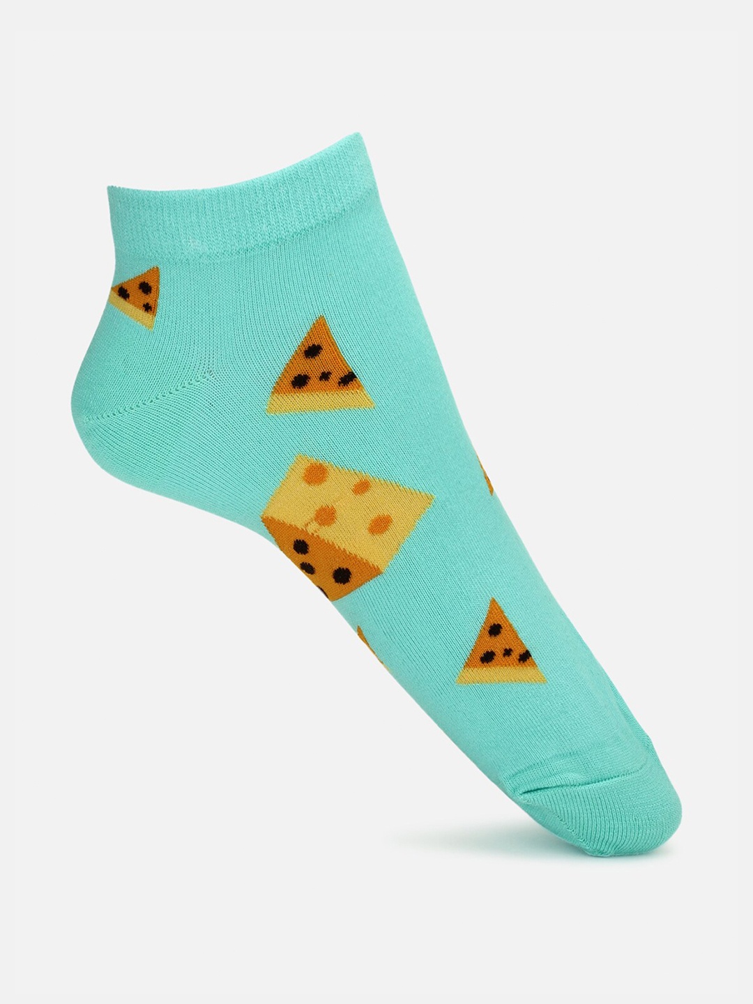 

FOREVER 21 Women Blue Printed Ankle Socks