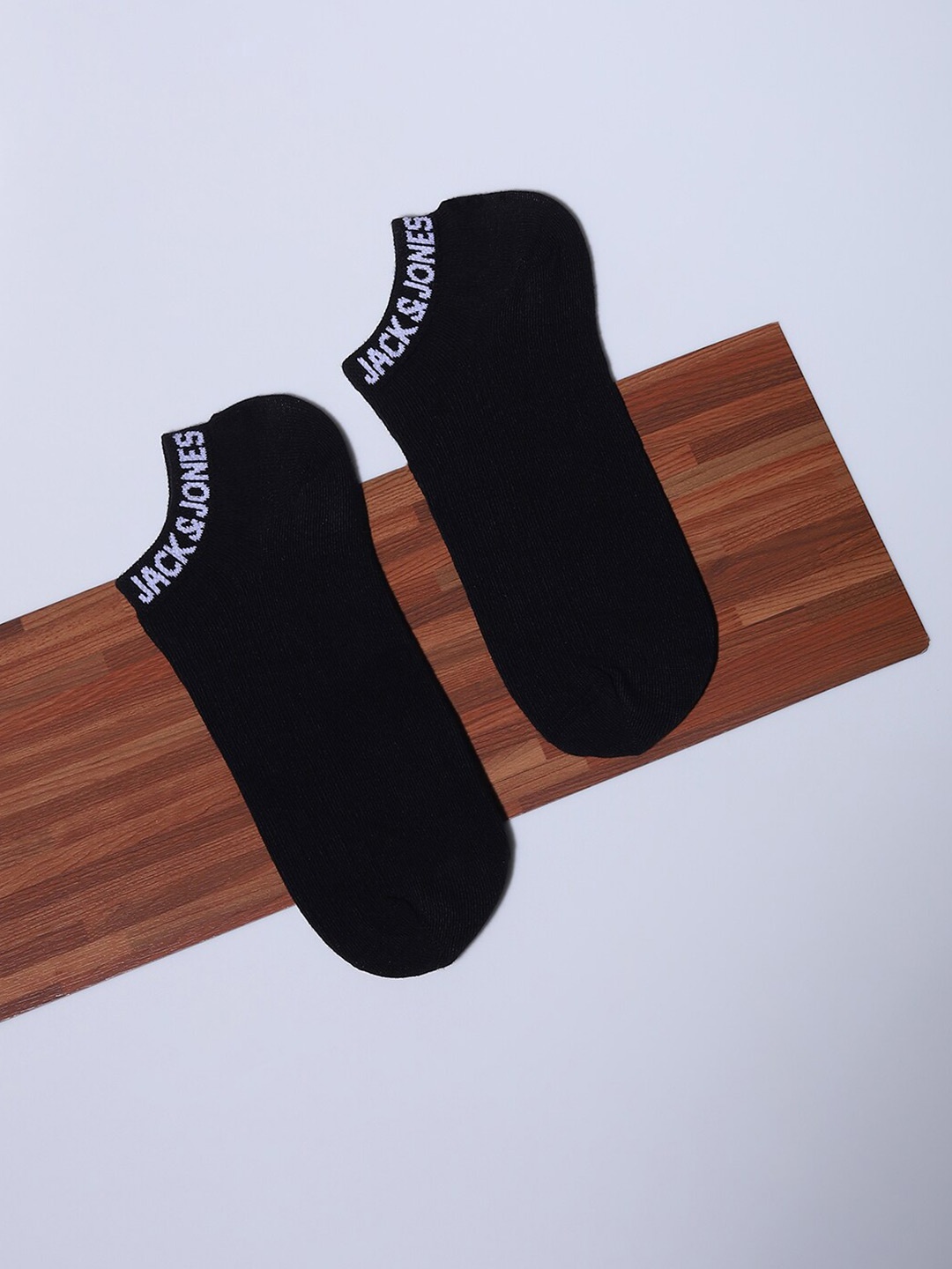 

Jack & Jones Pack Of 2 Men Black Solid Ankle-Length Socks