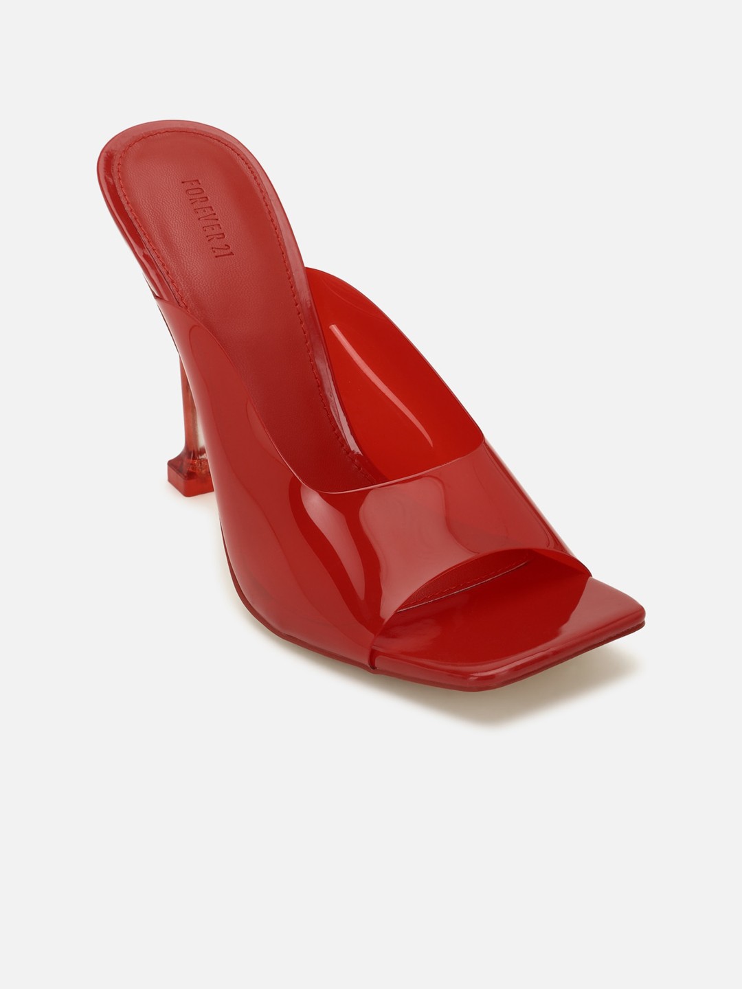 

FOREVER 21 Women Red PU Sandals