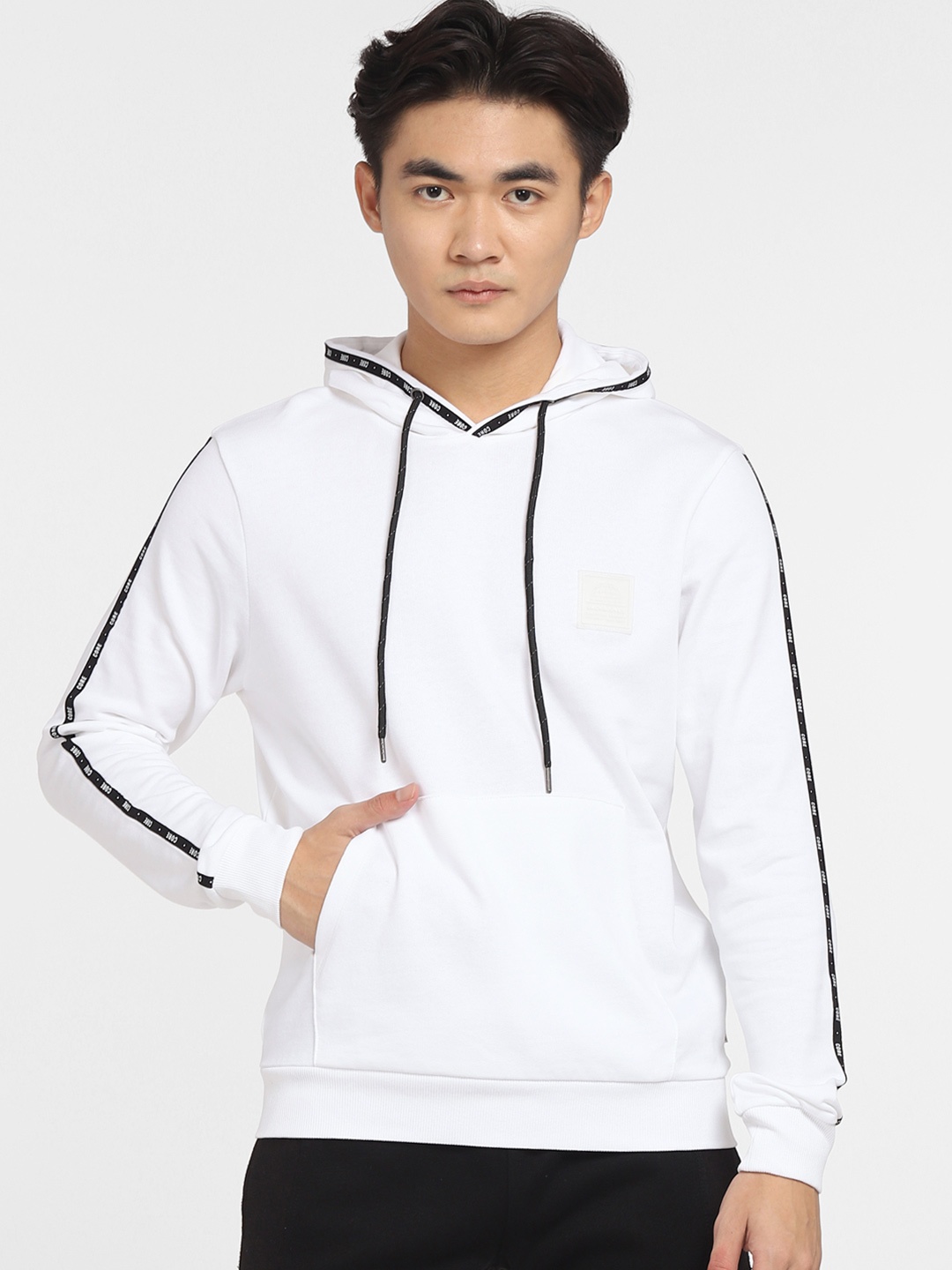 

Jack & Jones Men White Cotton Sweatshirt