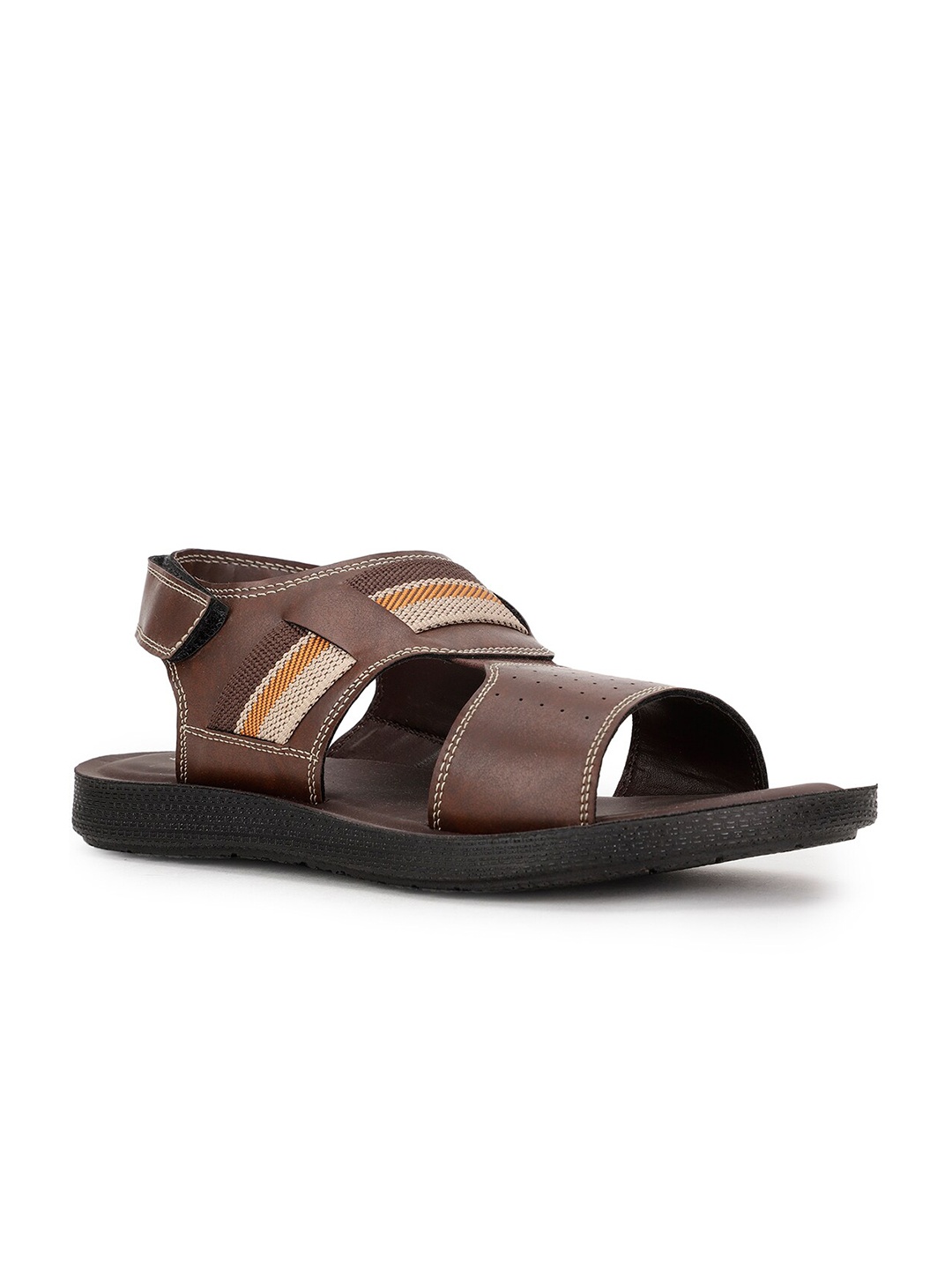 

Bata Men Brown Comfort Sandals