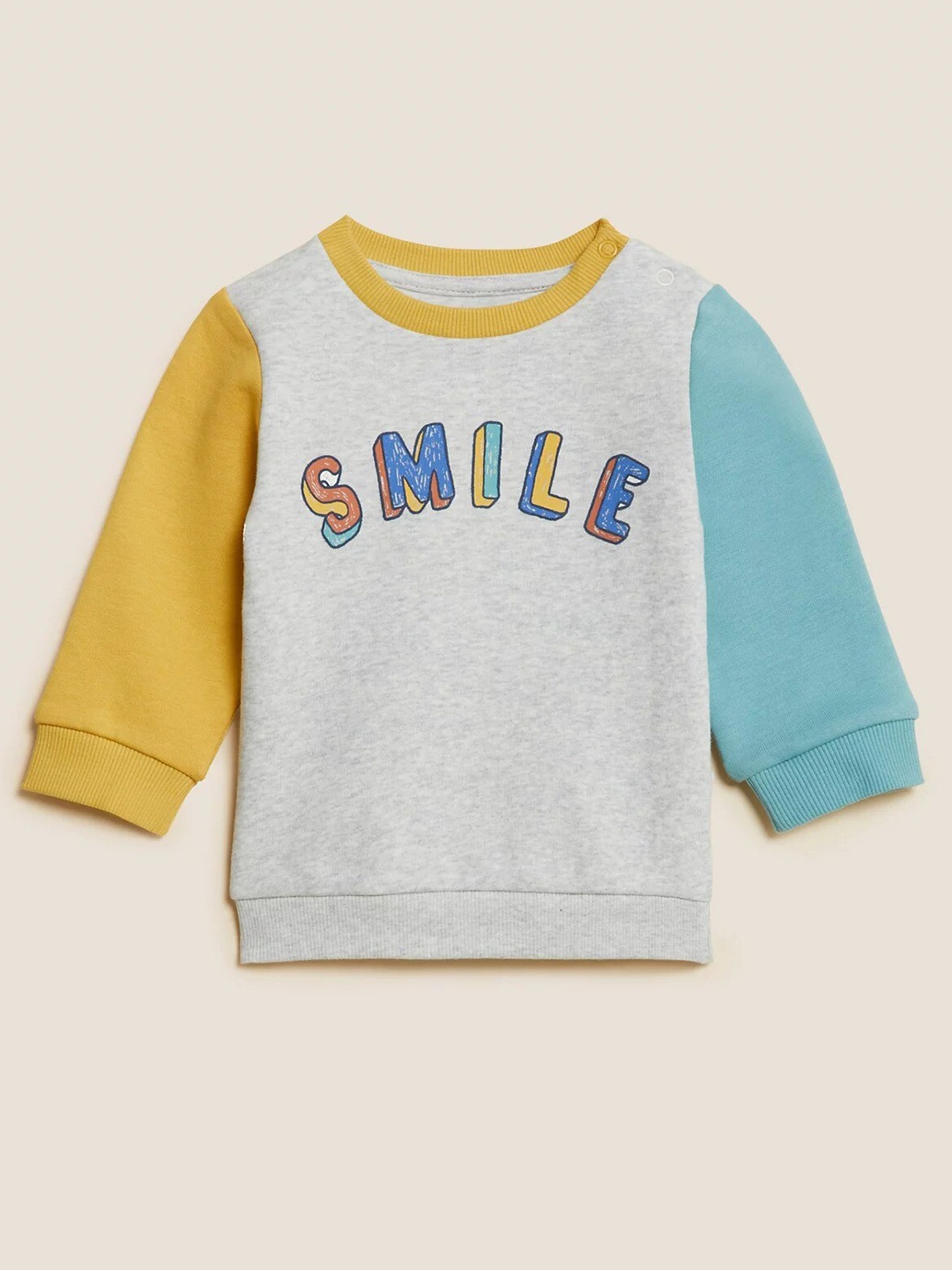 

Marks & Spencer Boys Grey Printed Sweatshirt