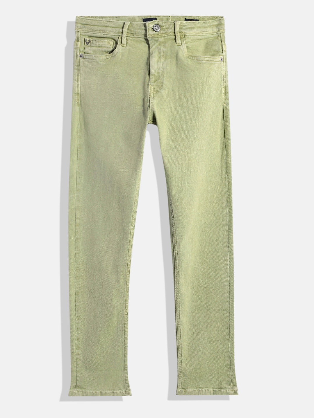 

Allen Solly Junior Boys Slim Fit Clean Look Stretchable Jeans, Green