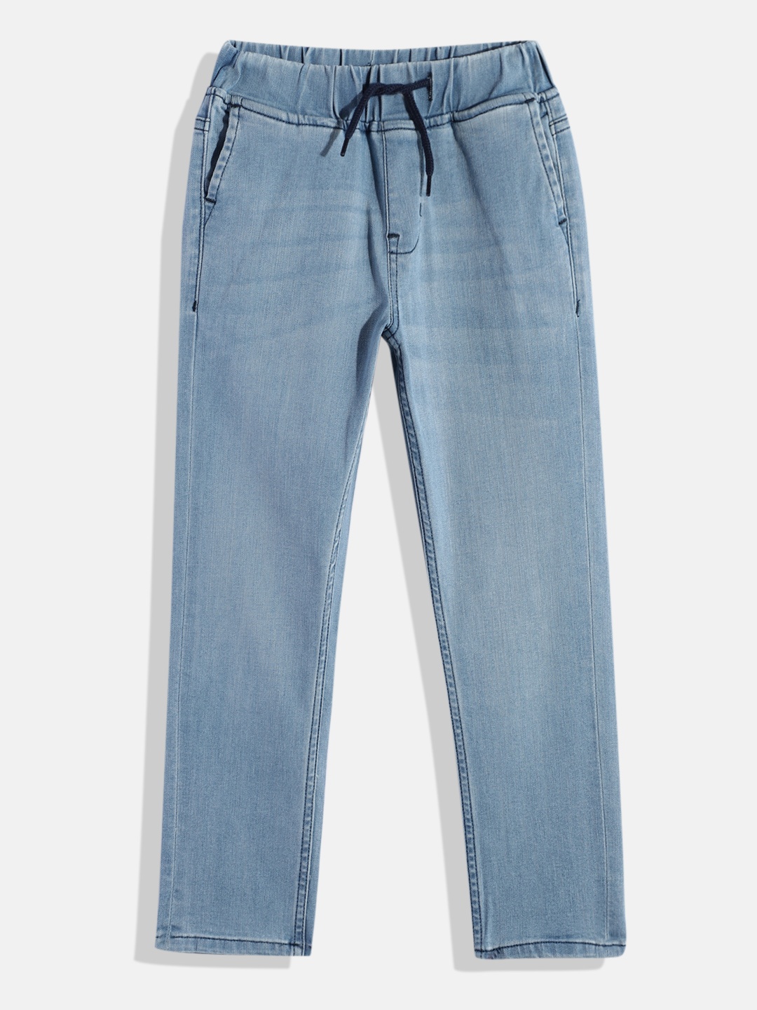 

Allen Solly Junior Boys Blue Jogger Fit Clean Look Stretchable Jeans