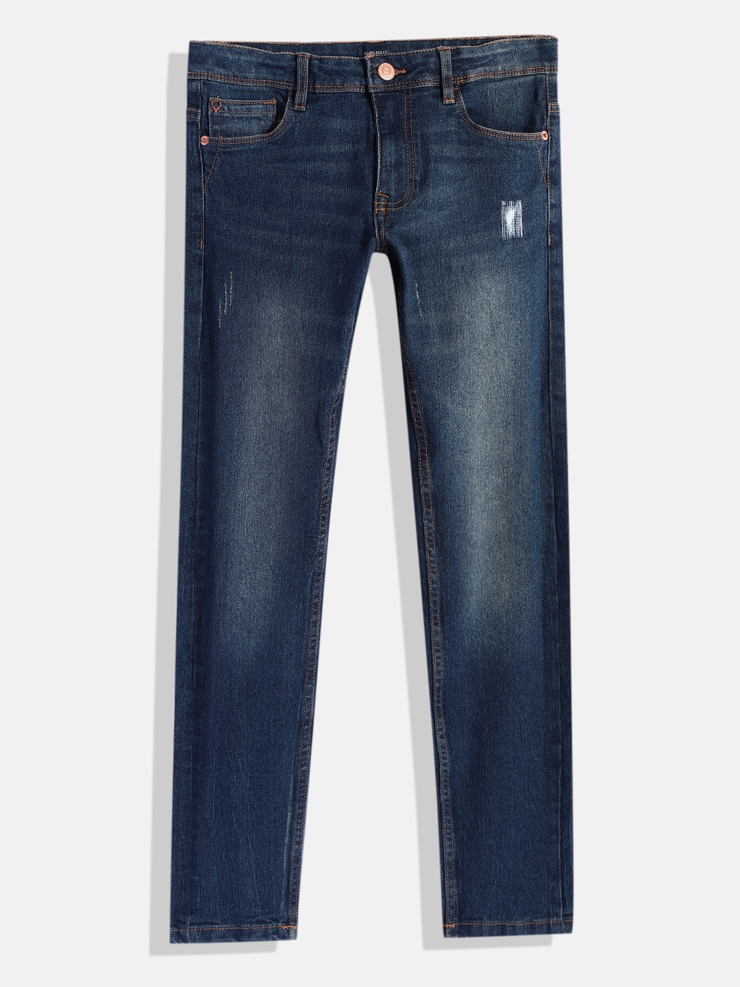 

Allen Solly Junior Boys Skinny Fit Stretchable Jeans, Navy blue