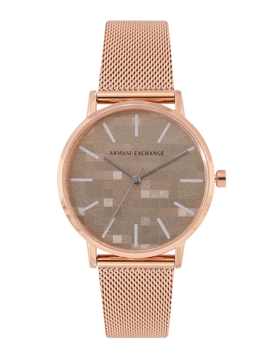 

Armani Exchange Women Gold-Toned Textured Analogue Watch AX5584
