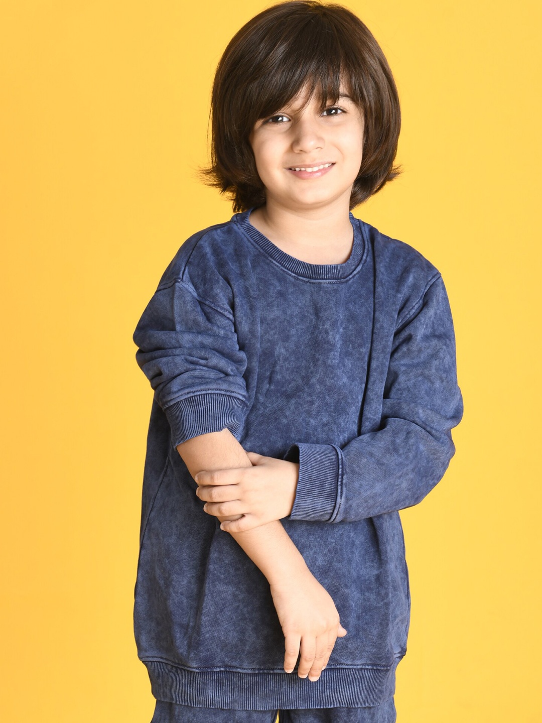 

Anthrilo Boys Blue Long Sleeves Sweatshirt