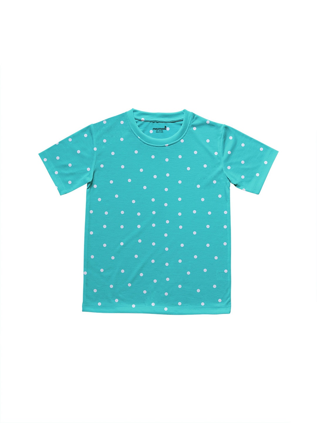 

mezmoda Girls Blue Printed T-shirt