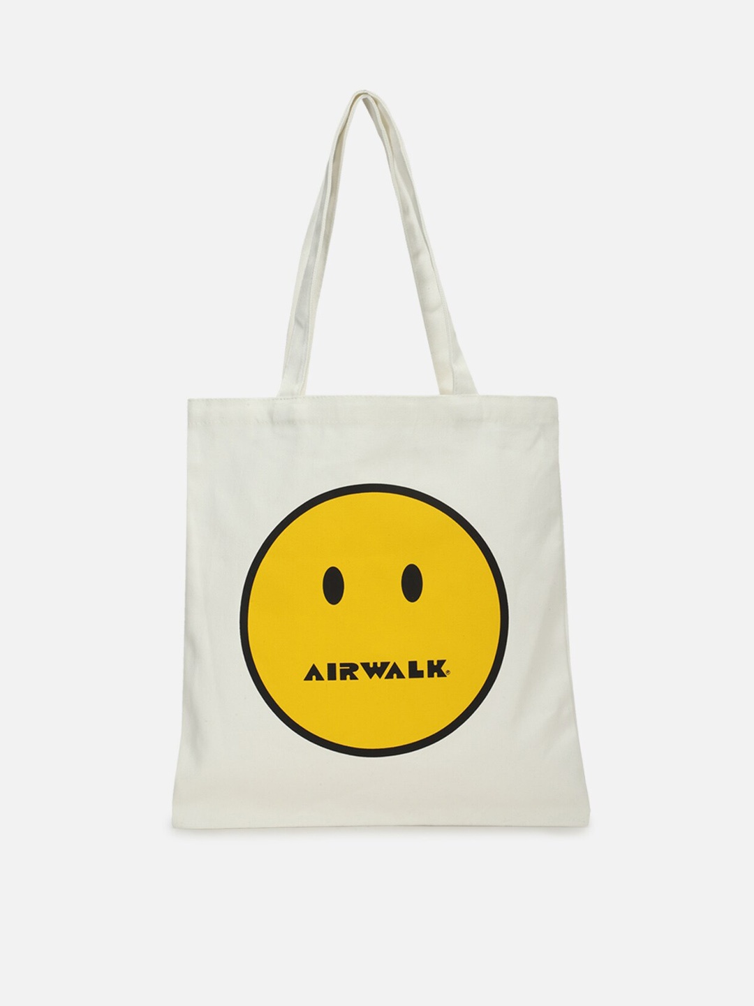 

FOREVER 21 White Printed Shopper Tote Bag