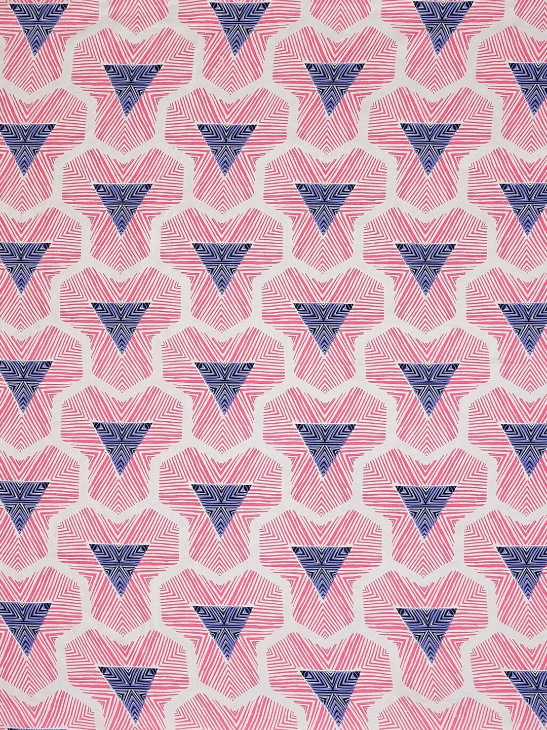 

Bajo's Set Of 8 Pink Printed Diwan Set