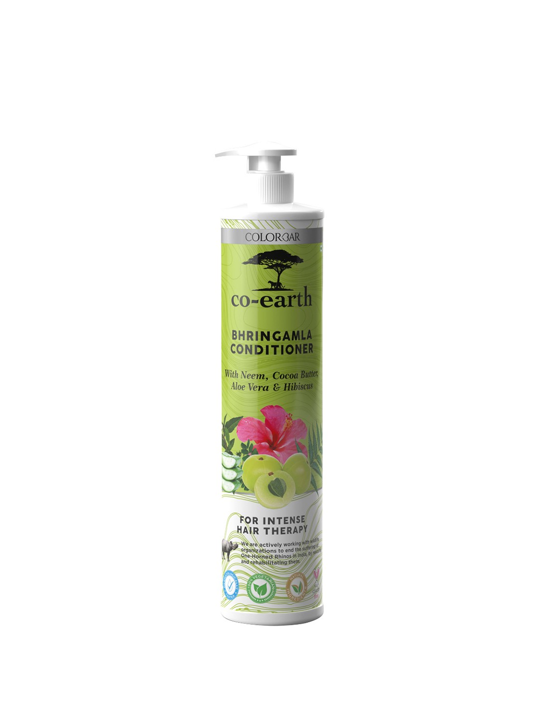 

Colorbar Co-Earth Bhringamla Conditioner with Neem & Cocoa Butter - 300 ml, Green