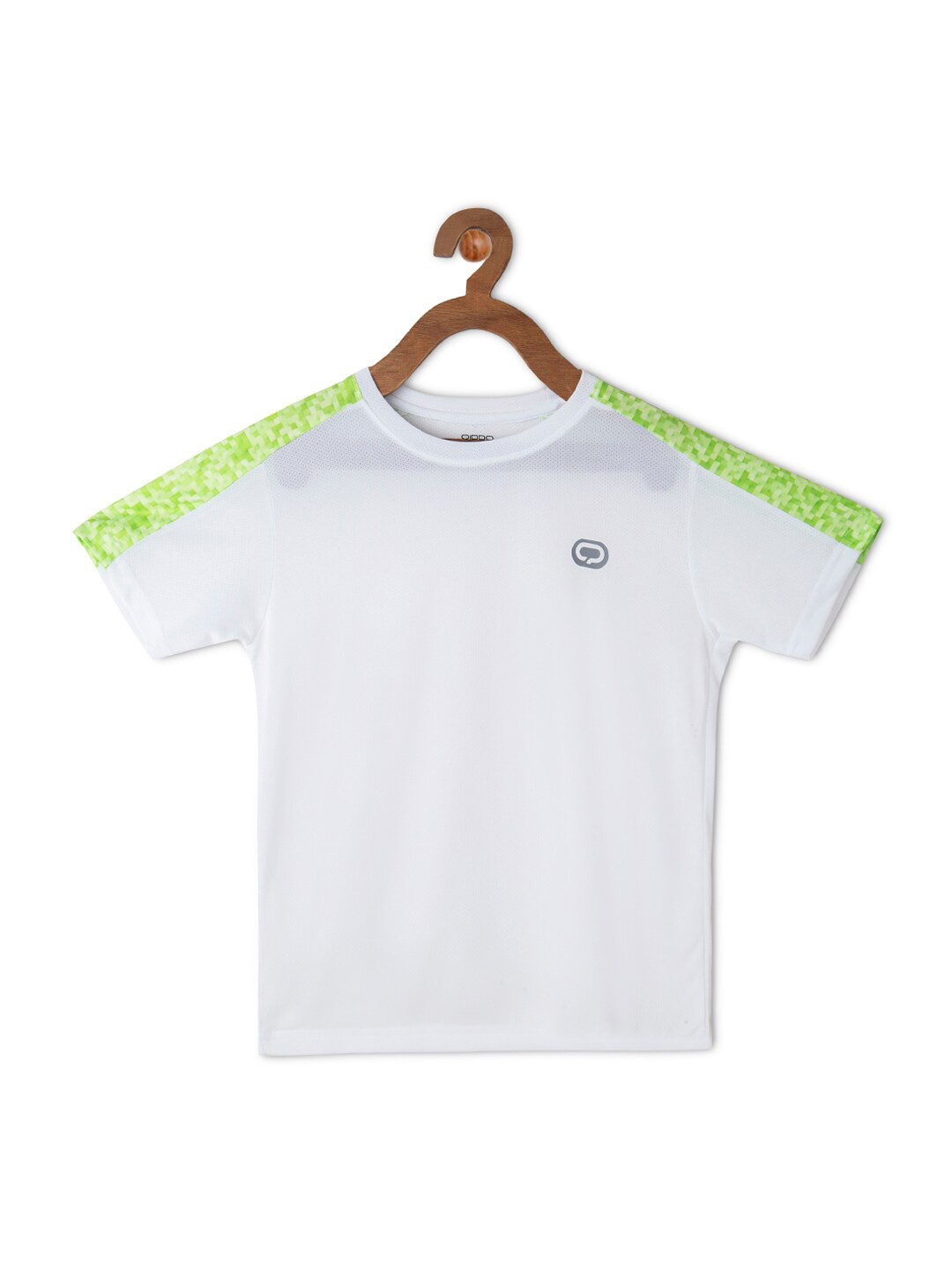 

QIDDO Boys White Solid T-shirt