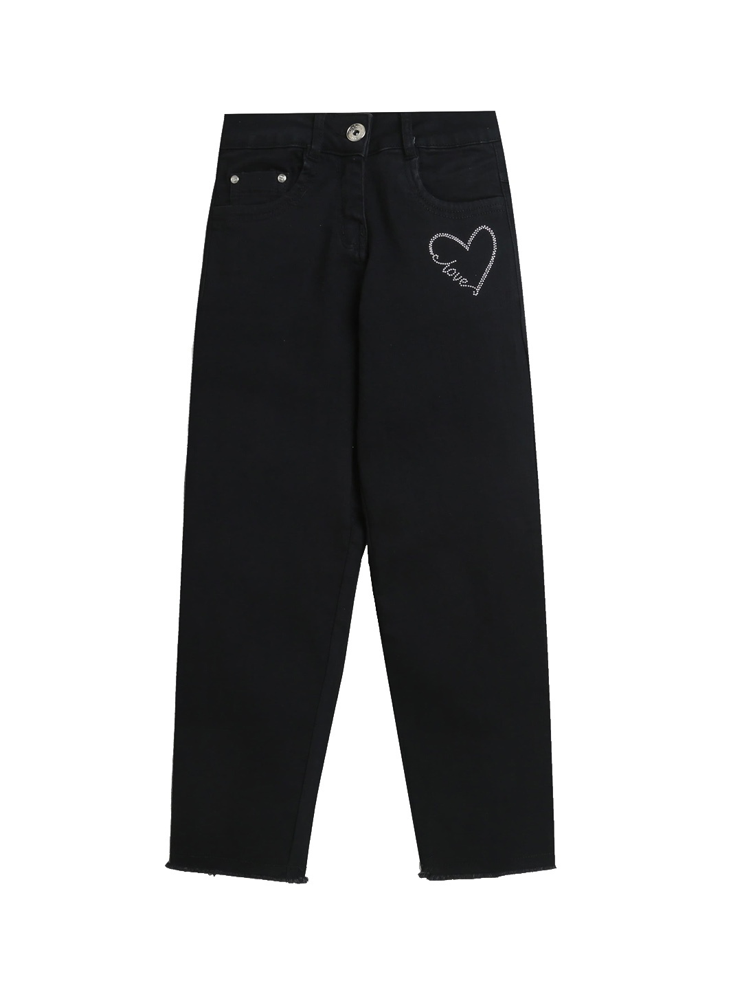 

Tiny Girl Girls Black Smart Mom Fit Trousers
