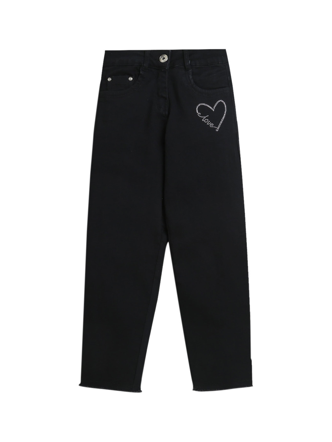 

Tiny Girl Girls Black Smart Mom Fit Trousers