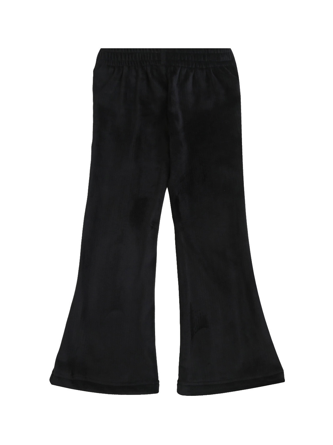 

Tiny Girl Girls Black Solid Flared Corduroy Bootcut Trousers