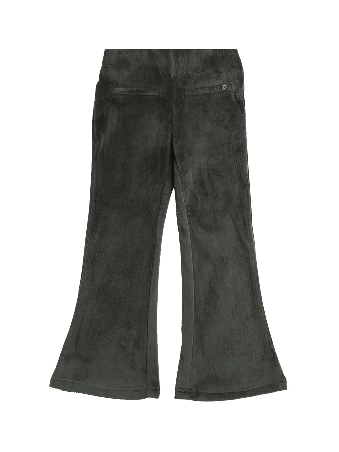 

Tiny Girl Girls Olive Green Solid Flared Corduroy Bootcut Trouser