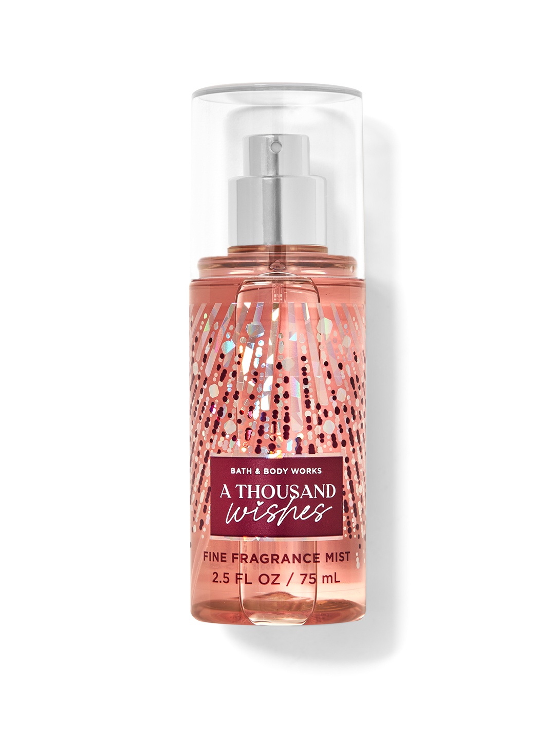 

Bath & Body Works A Thousand Wishes Travel Size Fine Fragrance Mist - 75 ml, Pink