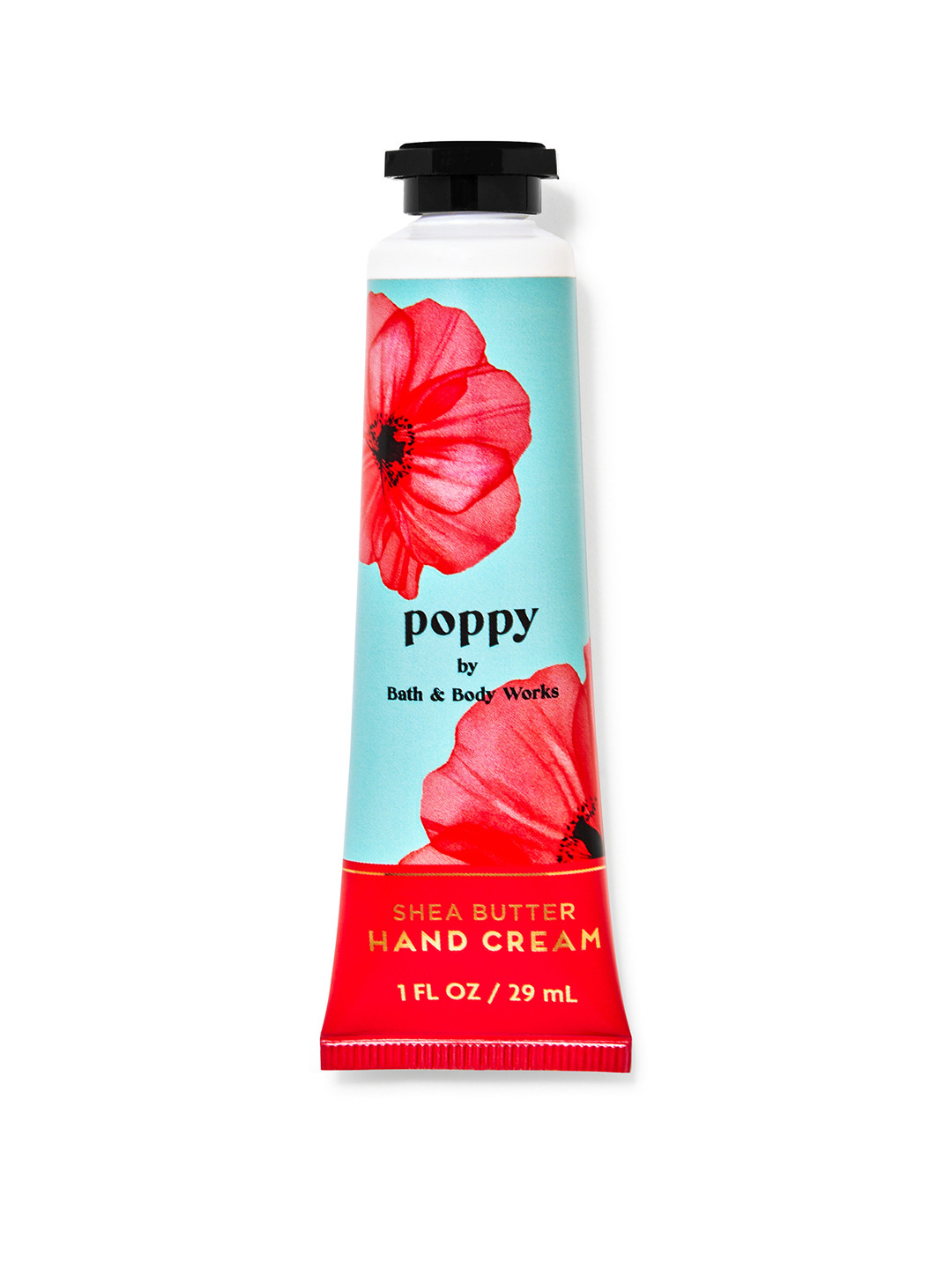 

Bath & Body Works Poppy Hand Cream with Shea Butter - 29 ml, Blue