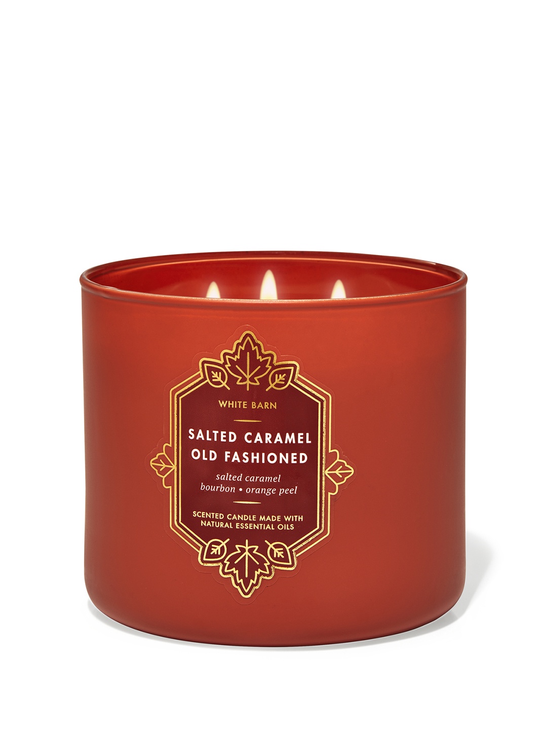 

Bath & Body Works Salted Caramel Old Fashion 3-Wick Scented Candle - 411 g, Brown