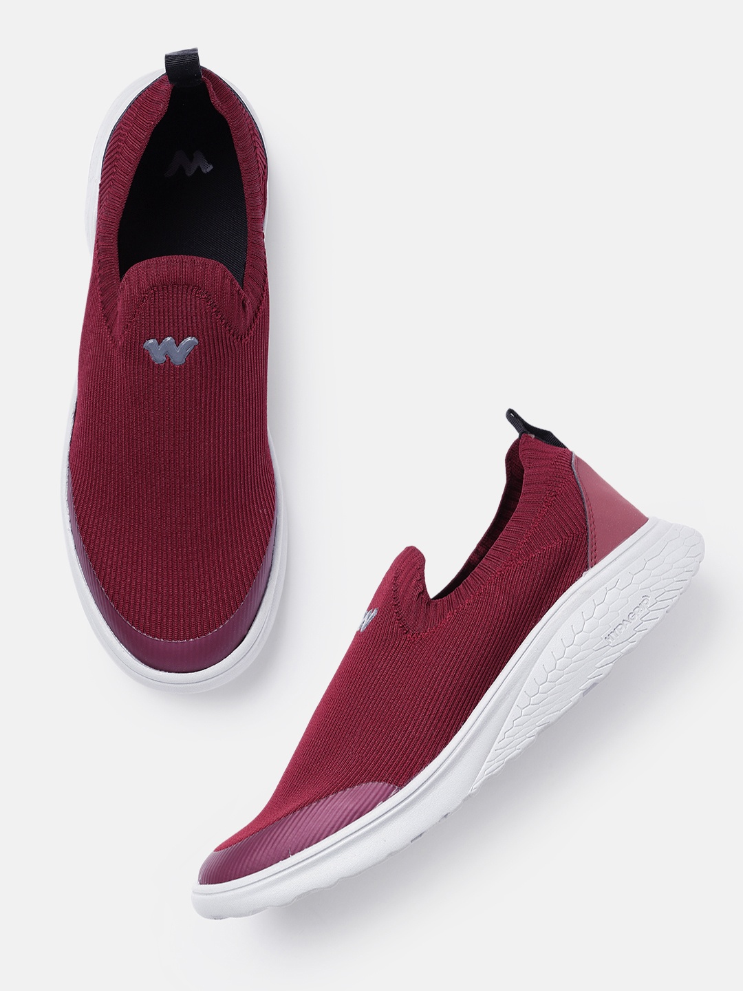 

Wildcraft Men Vasco Outdoor Slip-On Sneakers, Maroon
