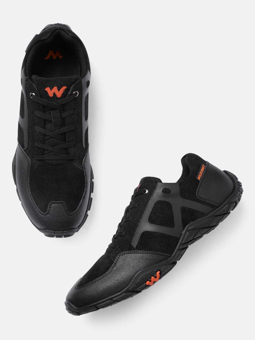 

Wildcraft Men Duston Leather Outdoor Shoes, Black