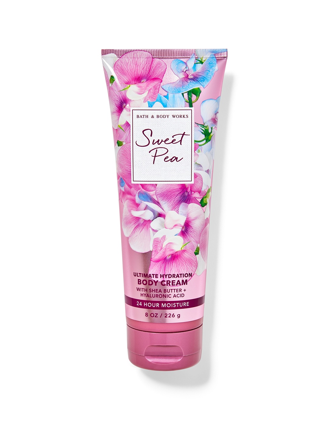 

Bath & Body Works Sweet Pea Ultimate Hydration Body Cream with Shea Butter - 226g, Pink