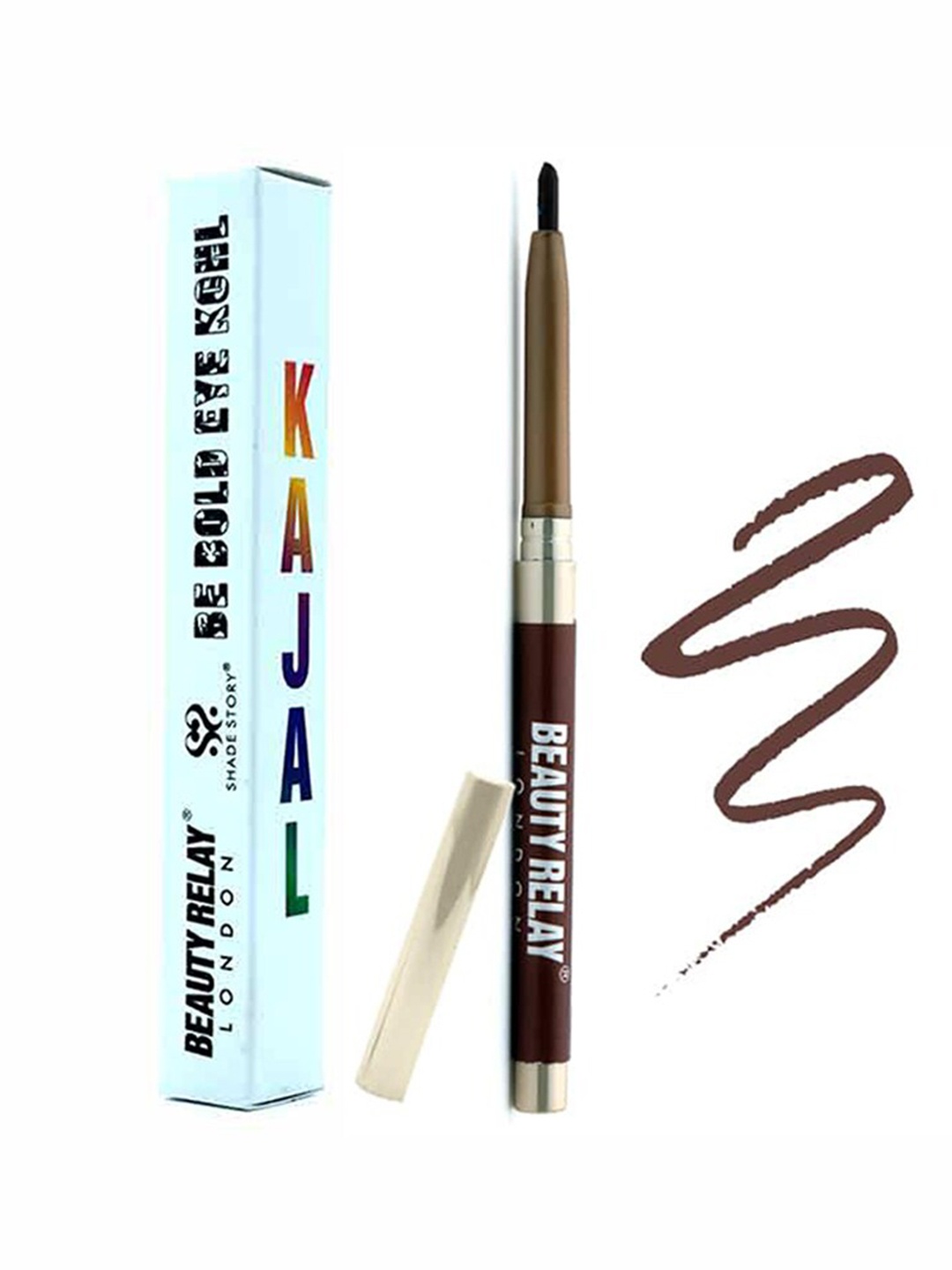 

BeautyRelay London Be Bold Eye Kohl Kajal Pencil 0.27g - Brown Perfection, Na