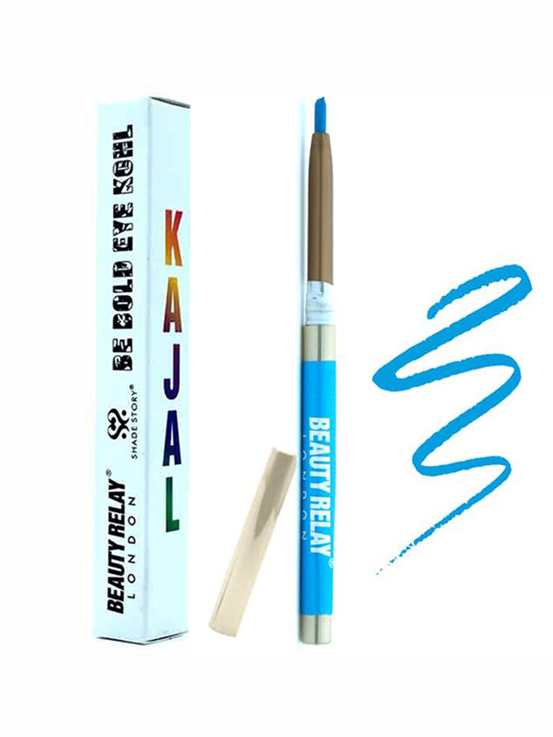 

BeautyRelay London Be Bold Eye Kohl Kajal Pencil 0.27g - Aqua, Blue