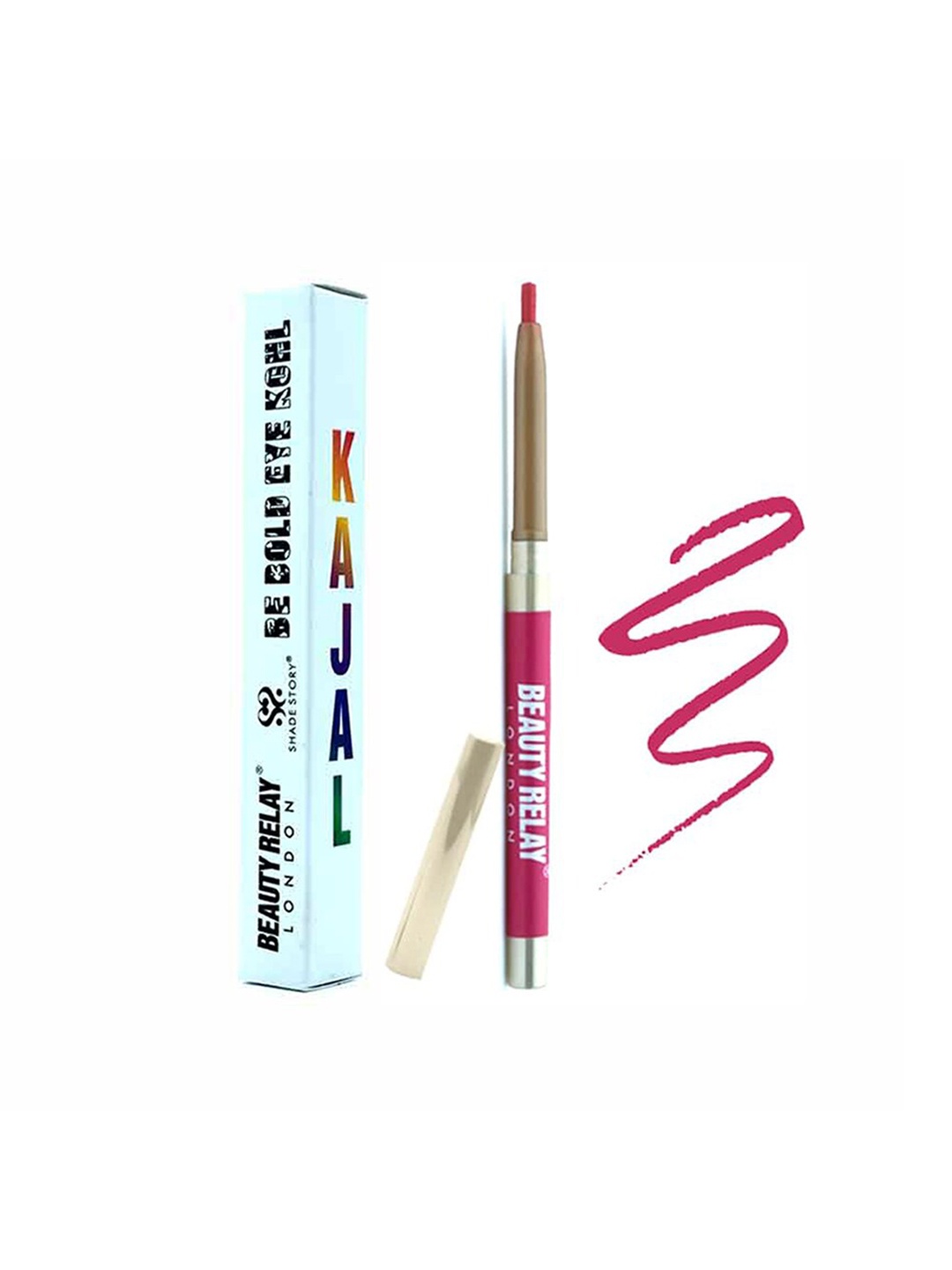 

BeautyRelay London Be Bold Eye Kohl Kajal Pencil 0.27g - Pretty N Pink