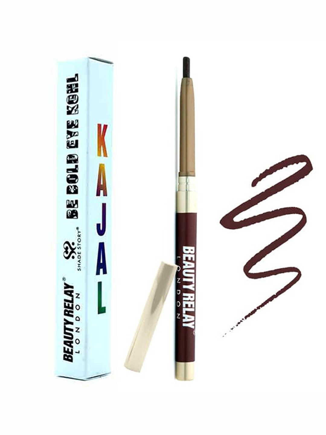 

BeautyRelay London Be Bold Eye Kohl Kajal Pencil 0.27g - Metallic Plum, Na