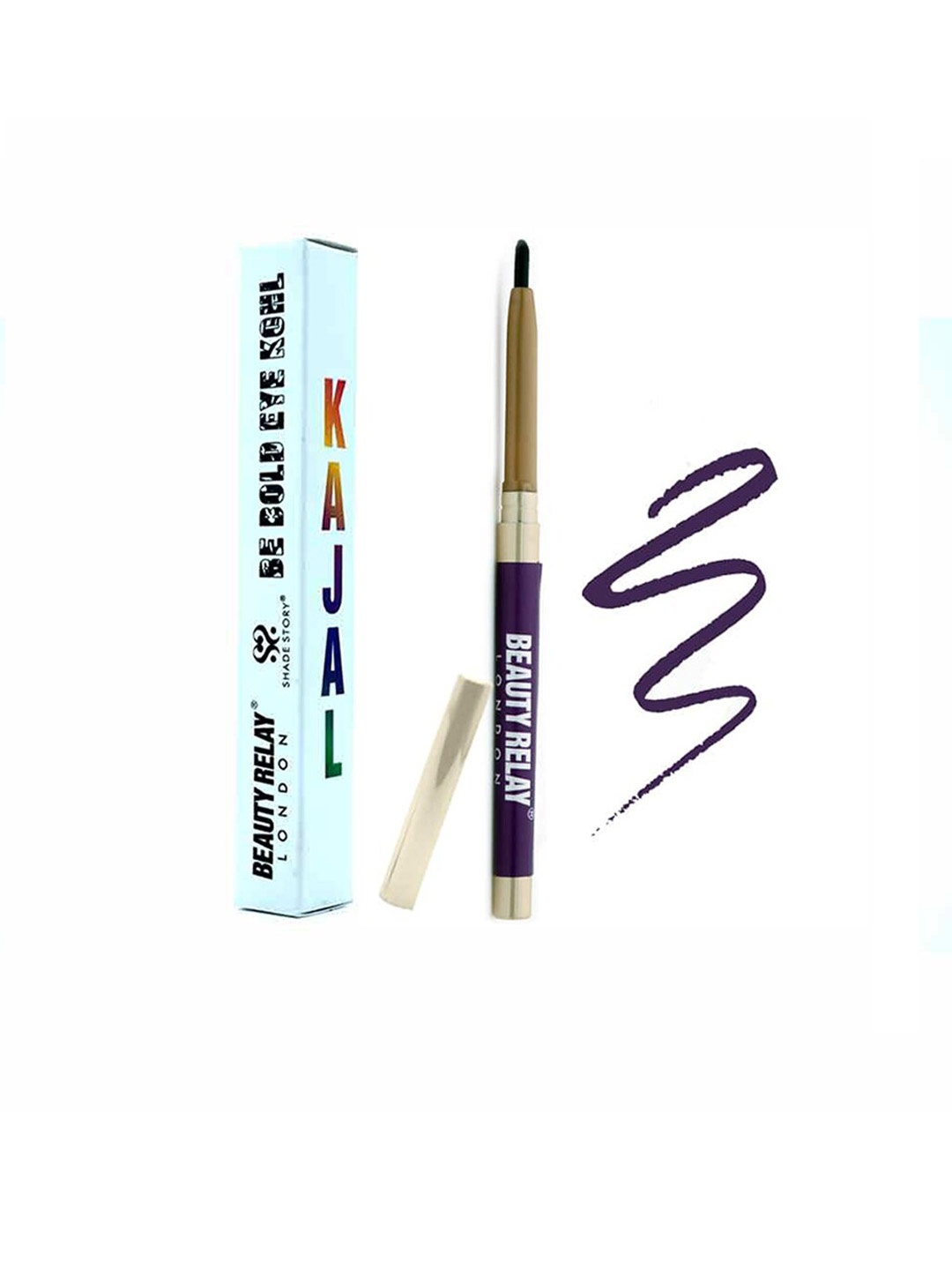 

BeautyRelay London Be Bold Eye Kohl Kajal Pencil - Violet, Na